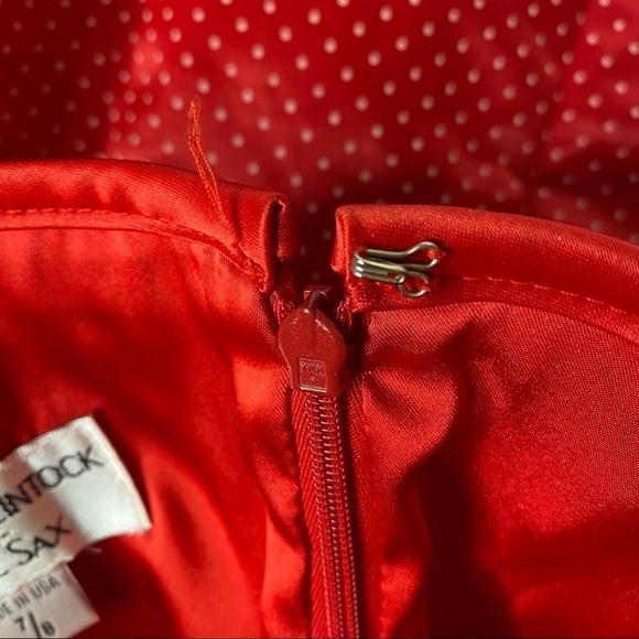 Jessica McClintock Vintage Strapless Dress. Size 7/8 - Picture 8 of 9